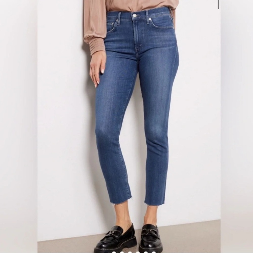 Agolde Sophie Crop in Claremont wash